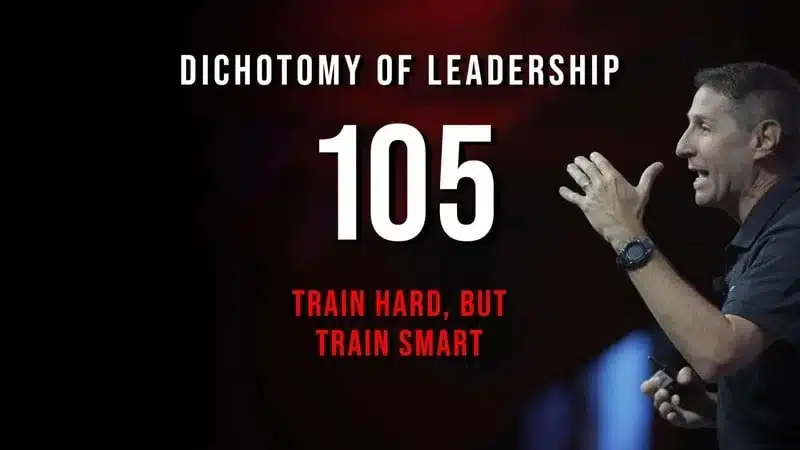 Train hard, but train smart